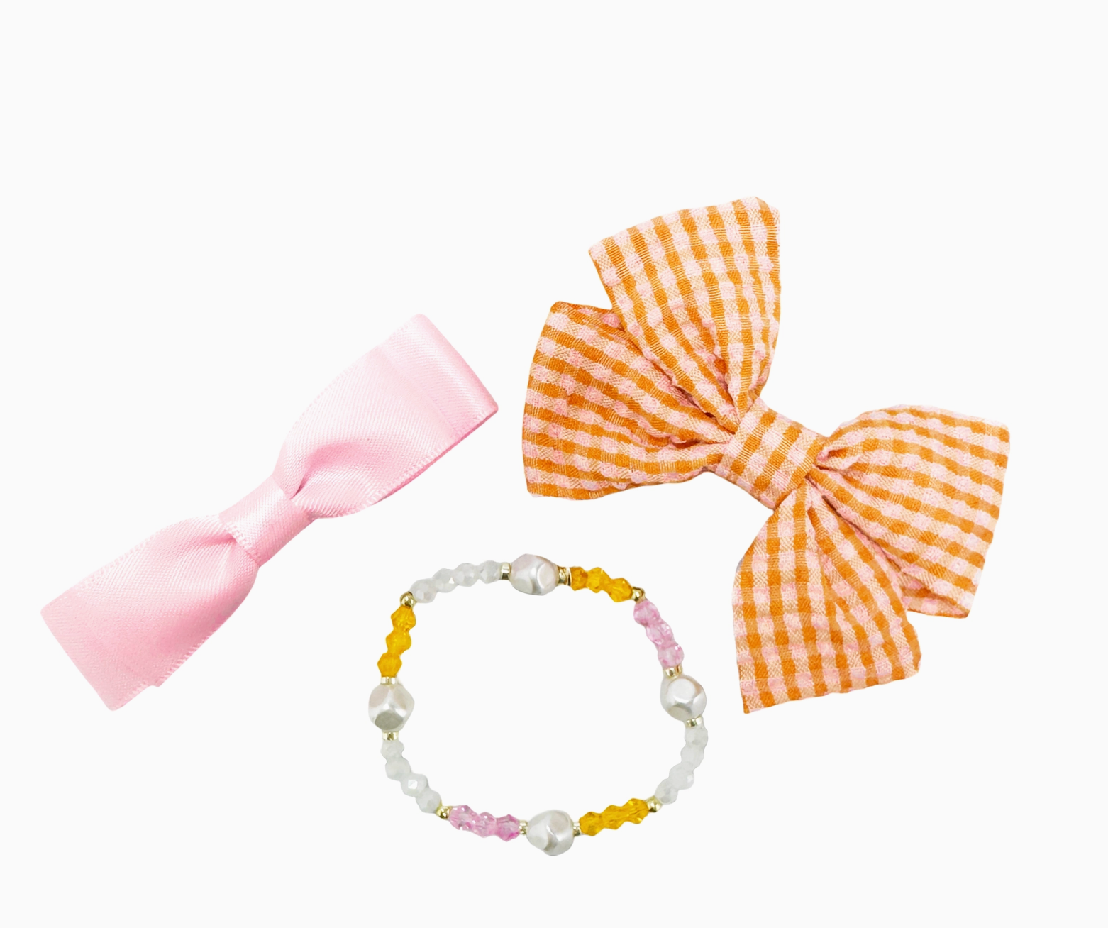 Pumpkin Bracelet and Bow Set