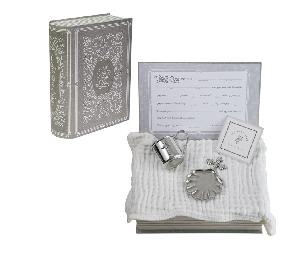 Cross Cup & Baptismal Shell Set