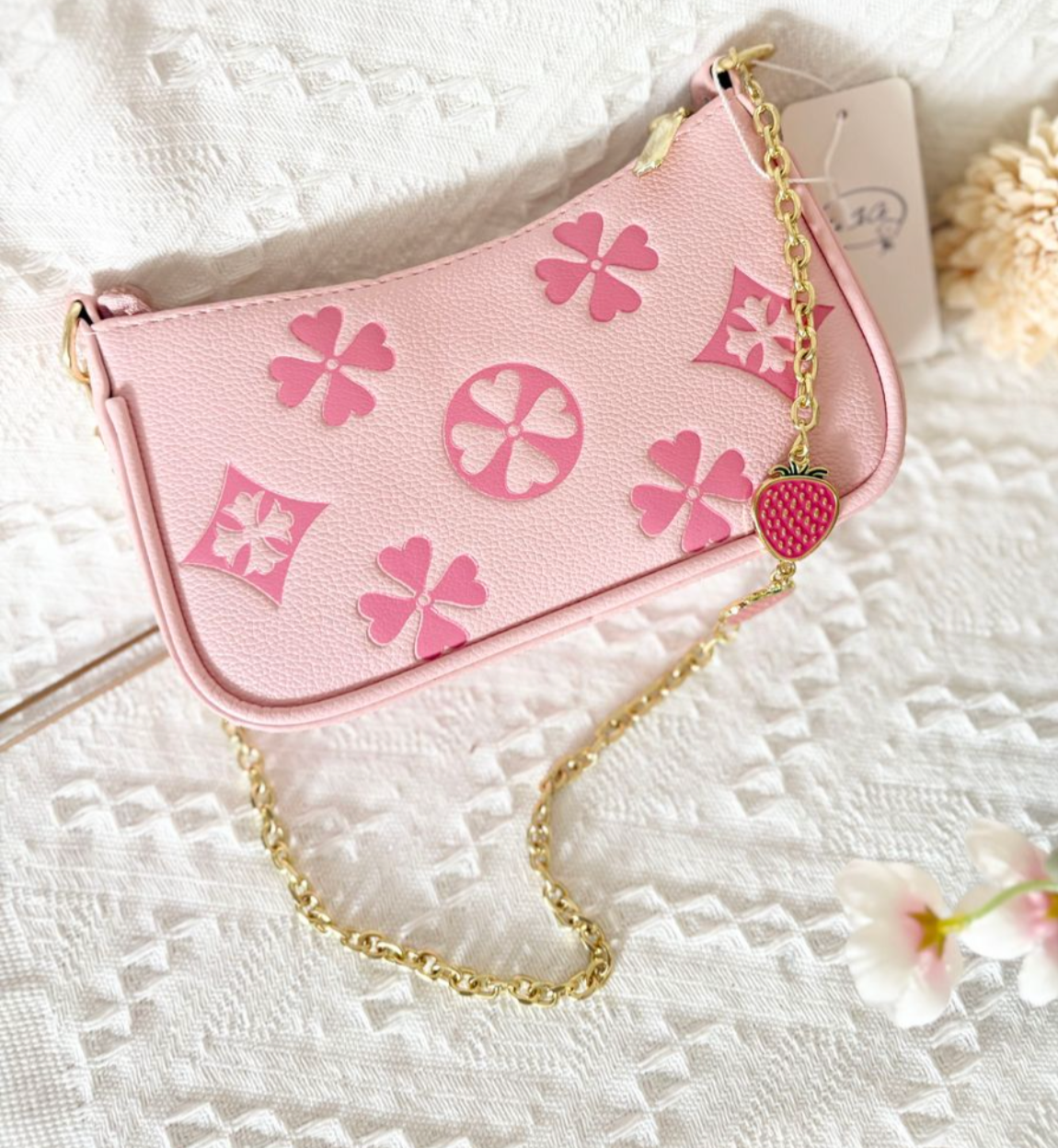Printed Pink Purse