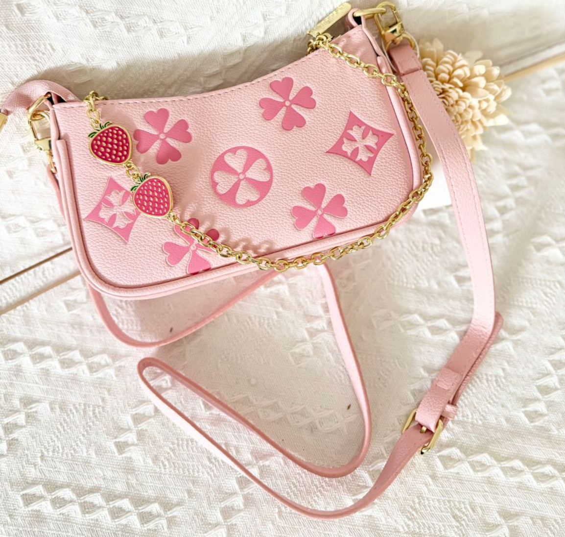 Printed Pink Purse