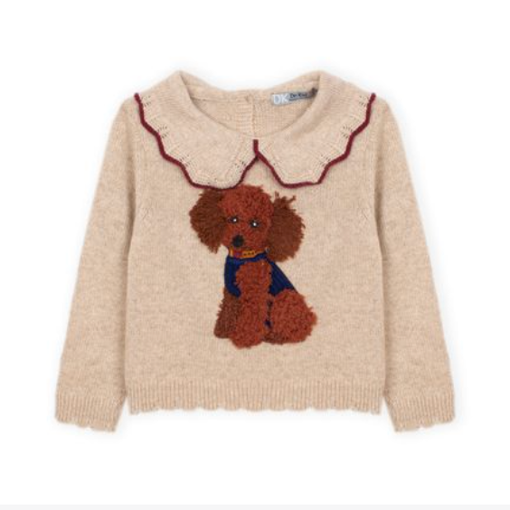 Doggie Motif Sweater