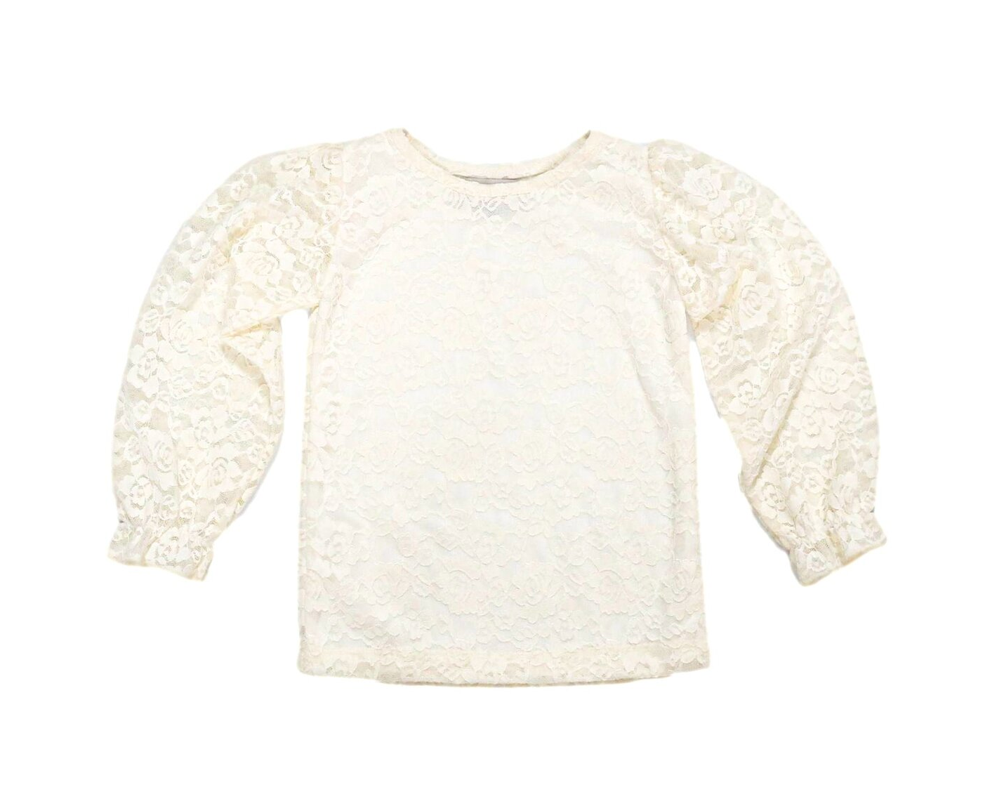Puff Lace Champagne Top