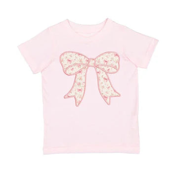 Camiseta con lazo de estampado floral