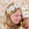 Hadraniel Silver Flower Headband