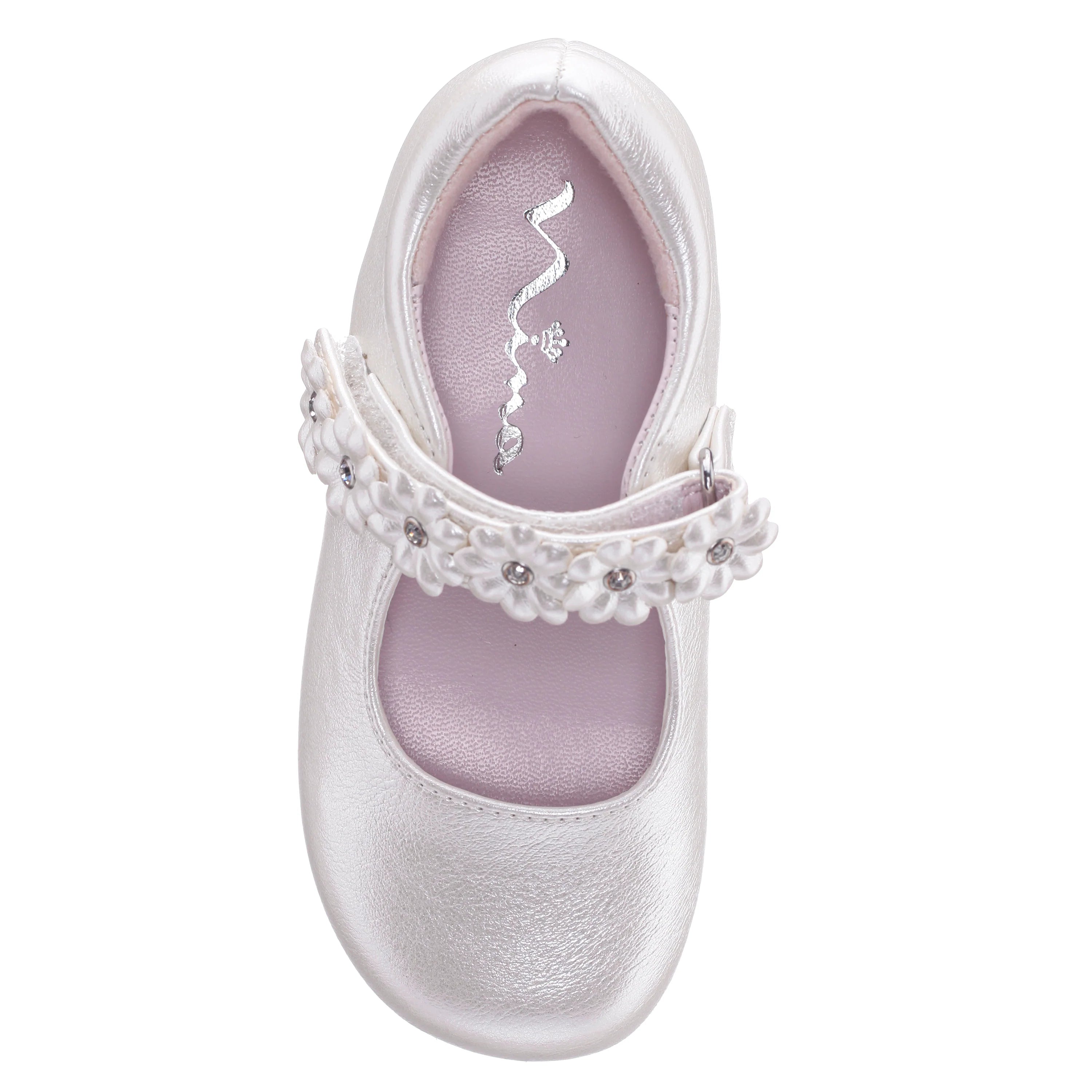 Nina Tuley White Shimmer Shoe