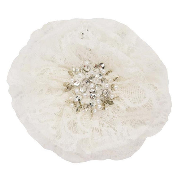 White Lace Hairclip
