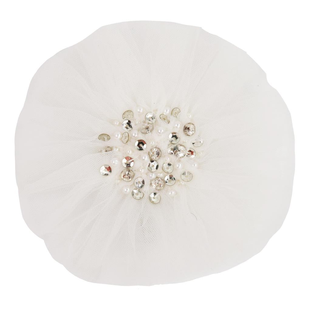 White Tulle Hairclip