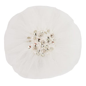 White Tulle Hairclip