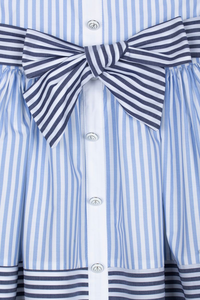 Blue Striped Dress