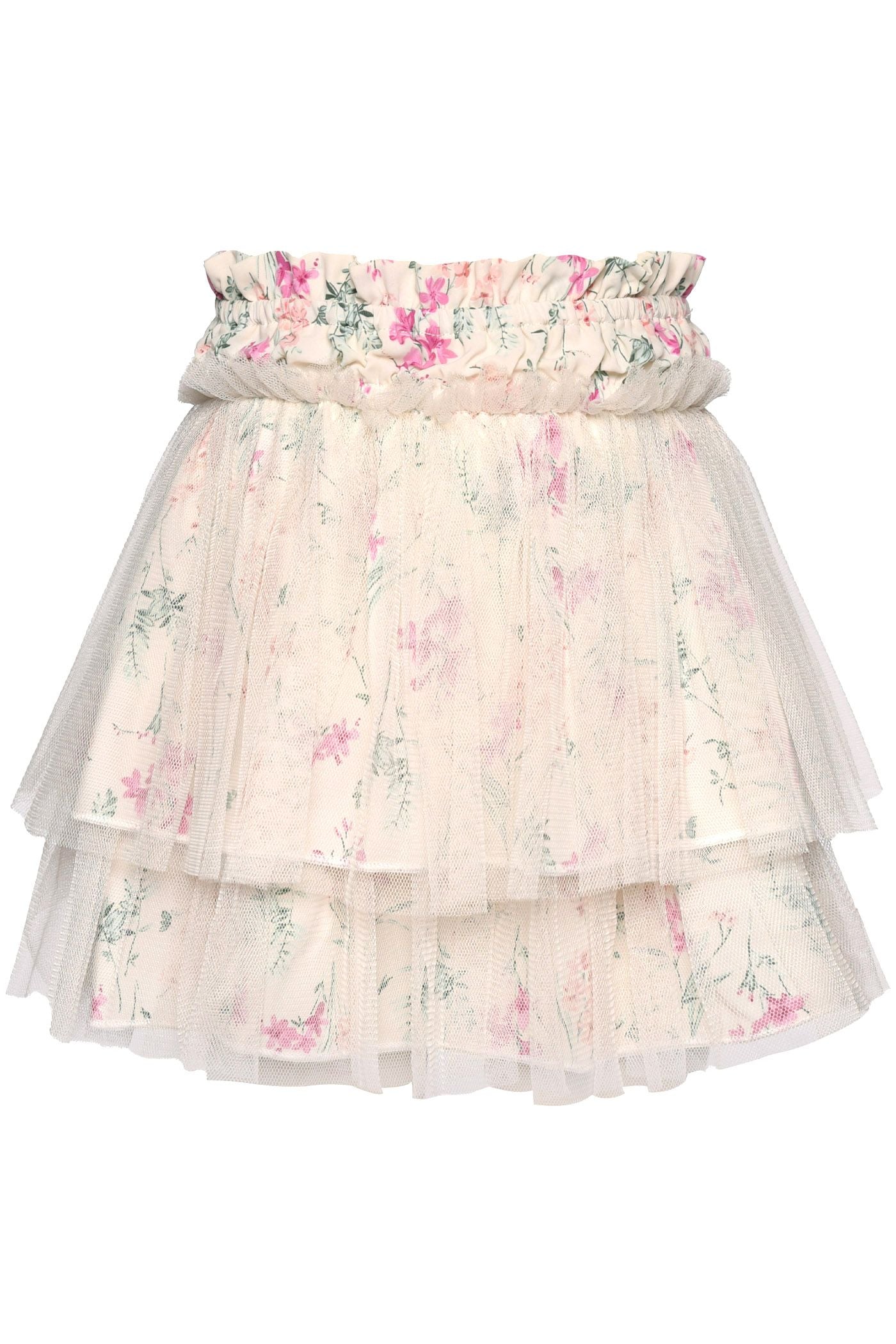 Flowered Tutu Skirt