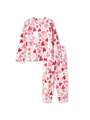 Girl's Heart Pajama Set