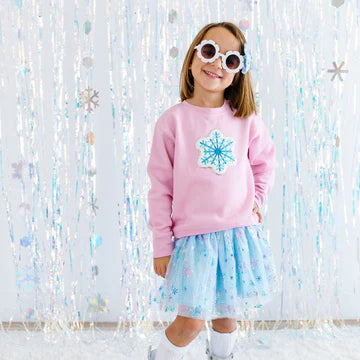 Snowflake Patch Sweatshirt