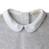 Grey Velour Footie