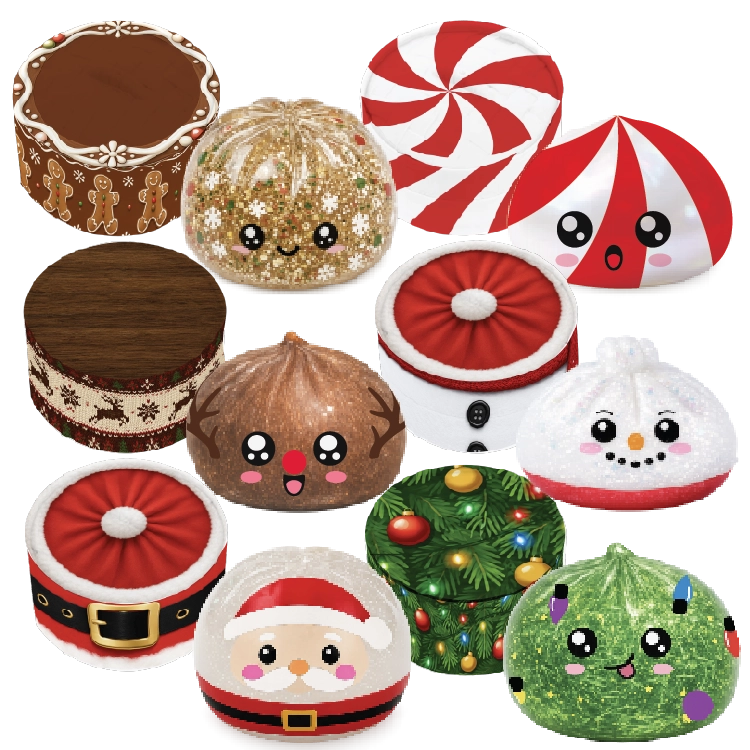 Surprise Holiday Dumpling Squishy