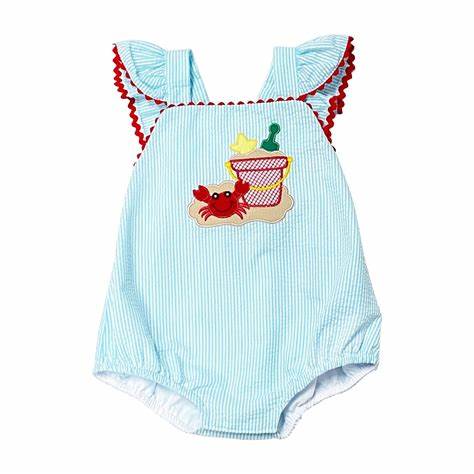 Crabs Girl Romper