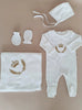 Organic Cotton Crown Set (Gold)