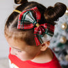 Christmas Plaid Tulle Bow Headband