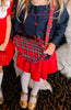Heart Purse in Plaid