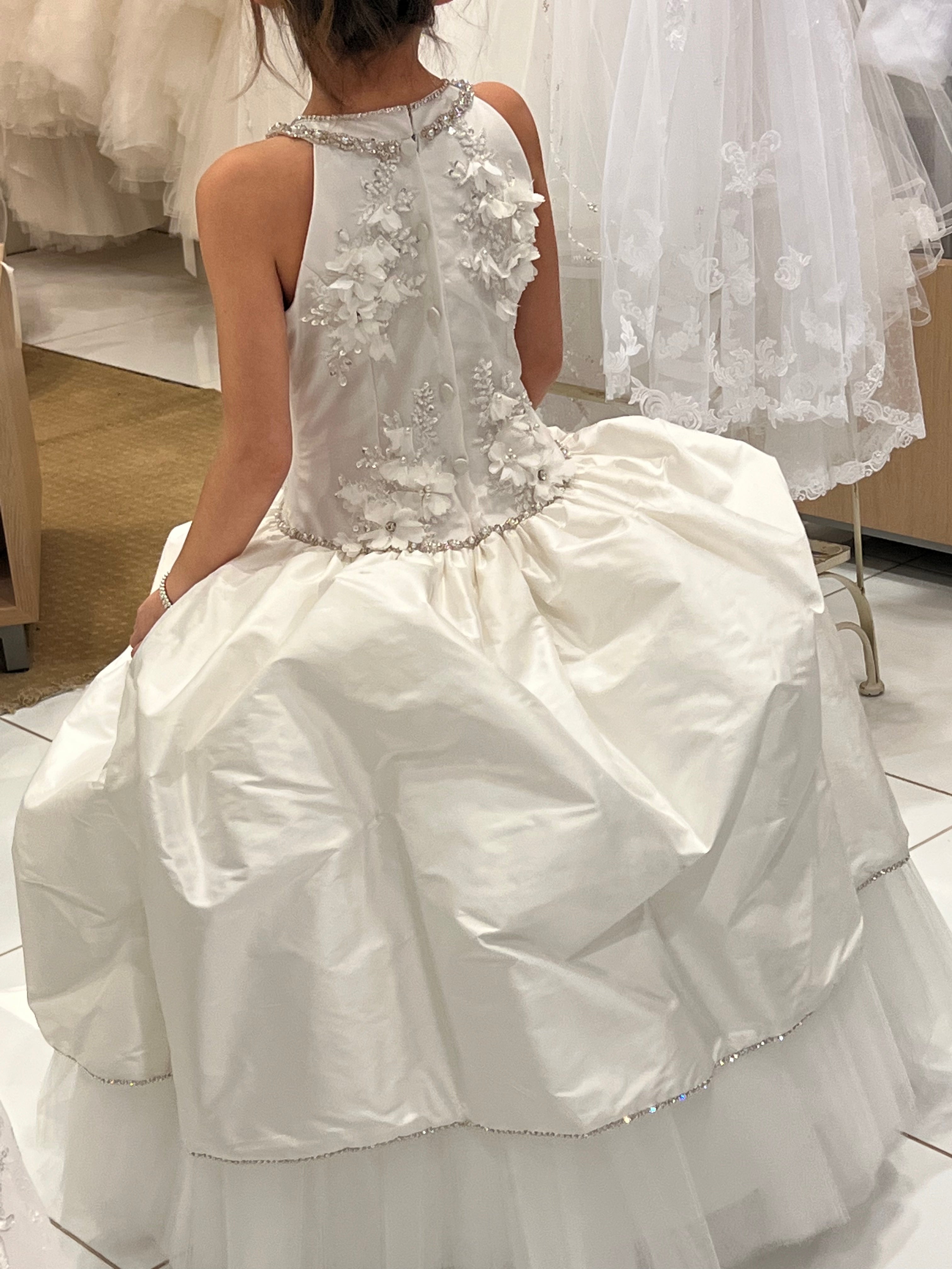 Christie Helene Belize Dress in Dimensional Lace