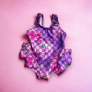 Designer Violet Bathing Suit