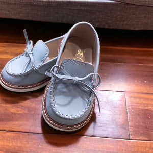 Baby Blue Leather Loafer