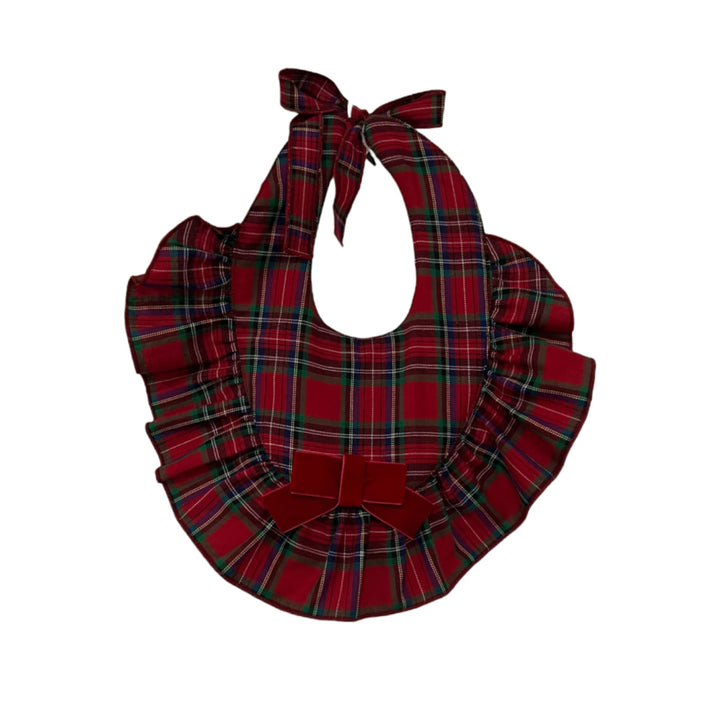 Red Tartan Bib