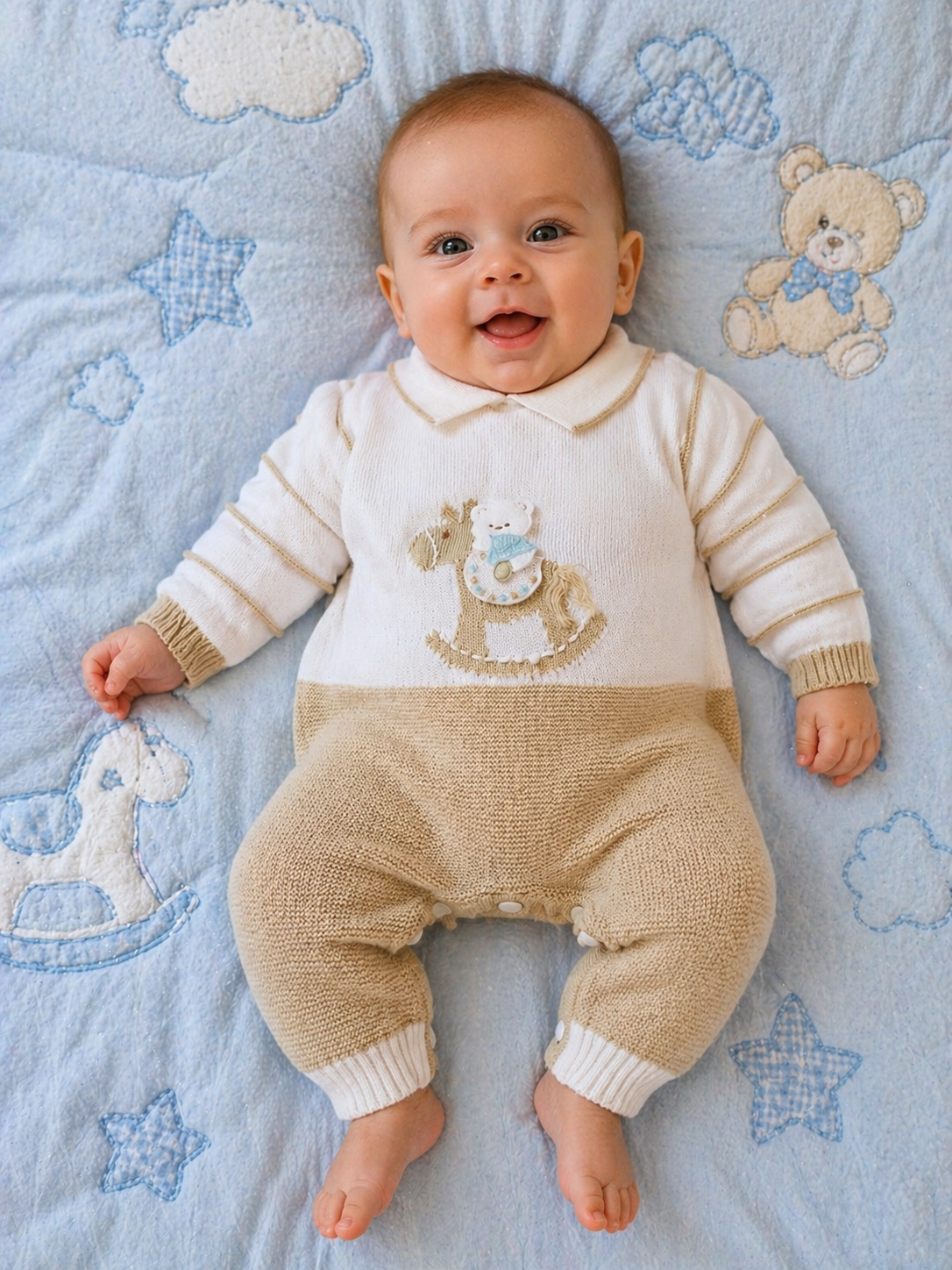 Rocking Horse Knitted One Piece