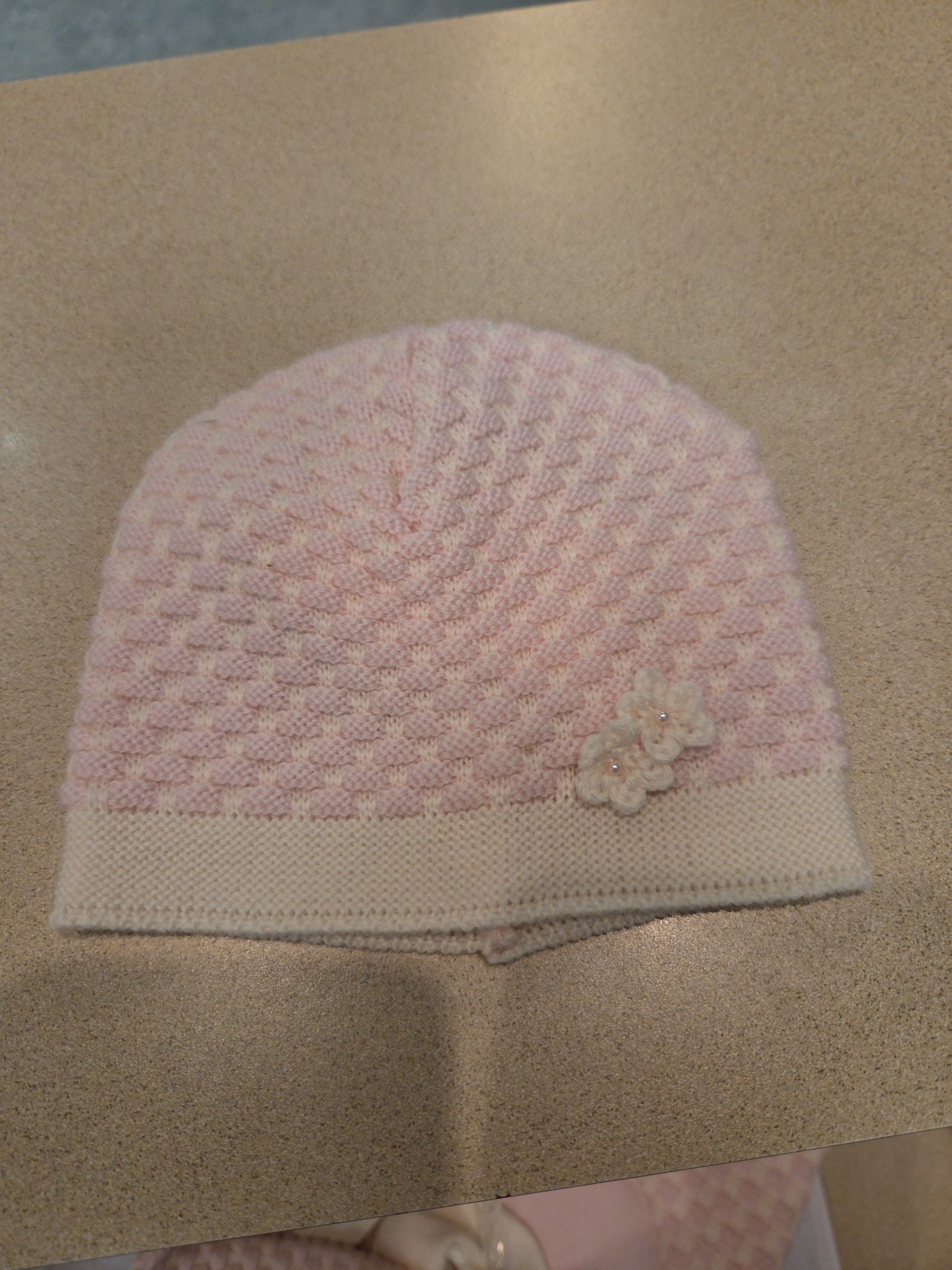 Pink Quilted Hat-idk price