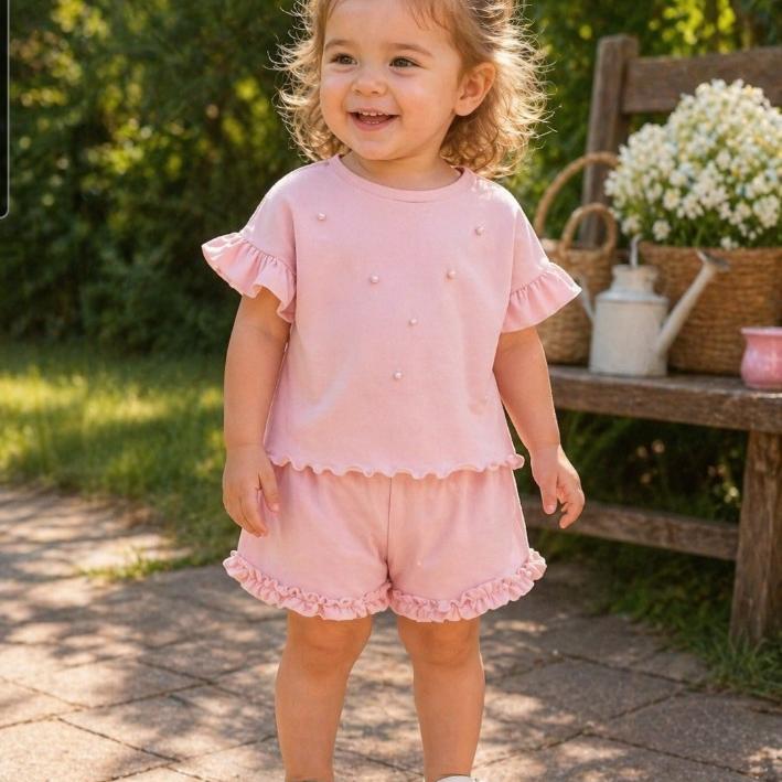 Pink Pearl Short Set