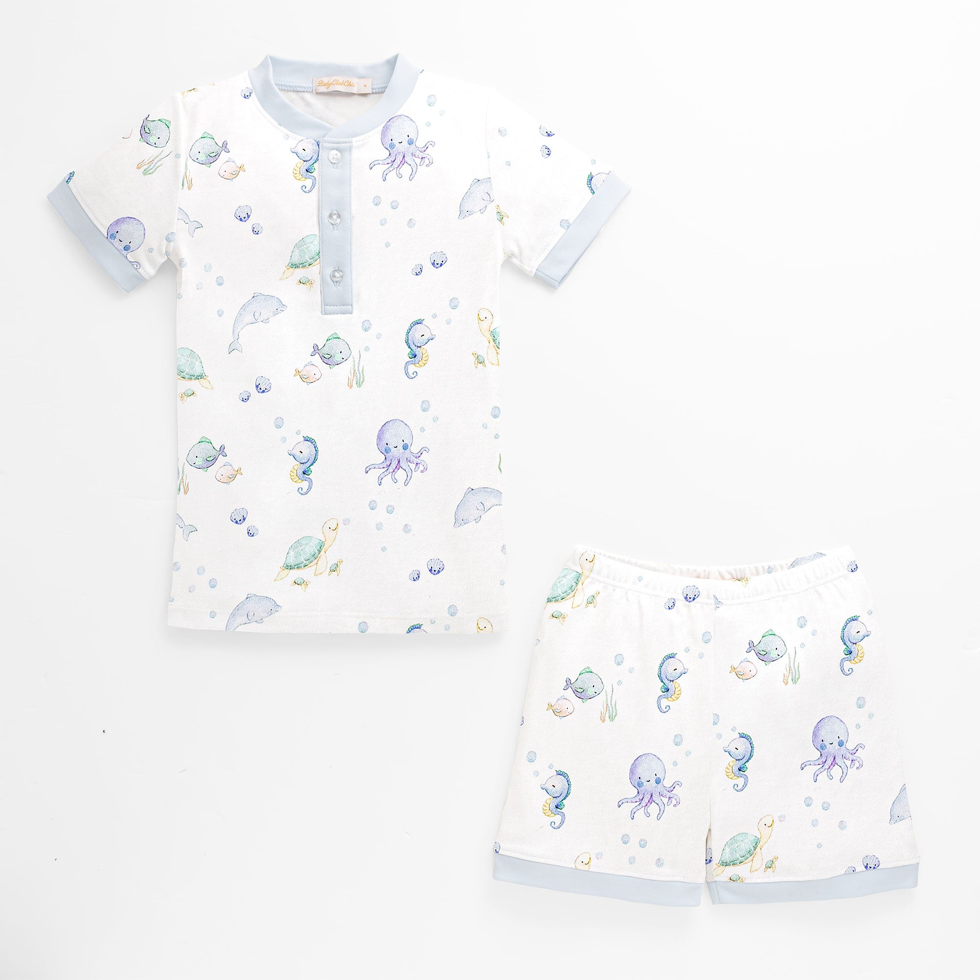 Under the Sea Blue Short Set