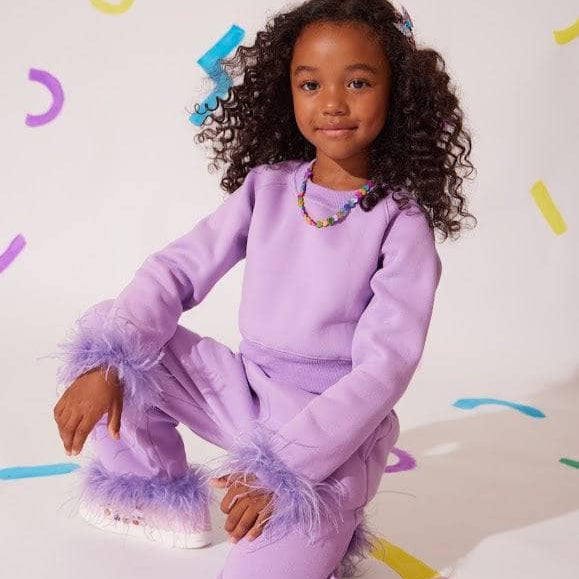 Feather Jogging Set