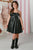 Black Pleather Remi Dress