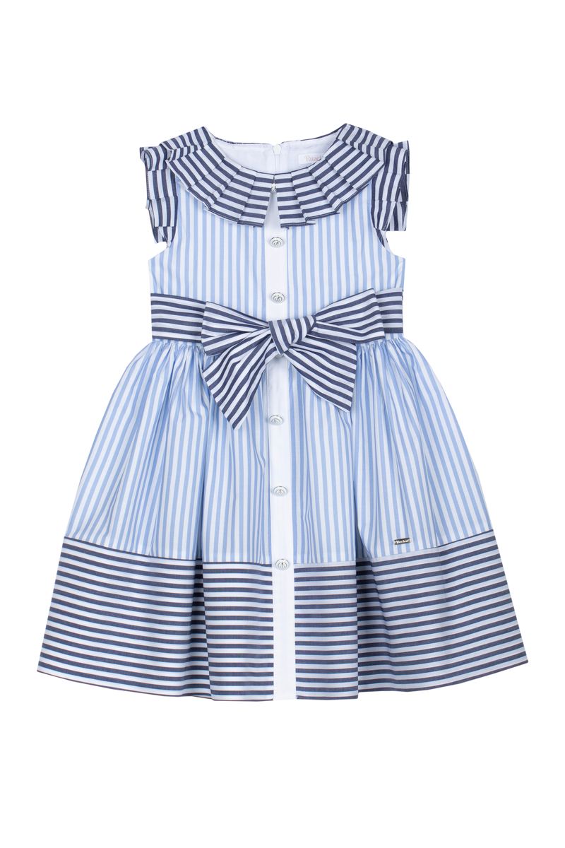 Blue Striped Dress