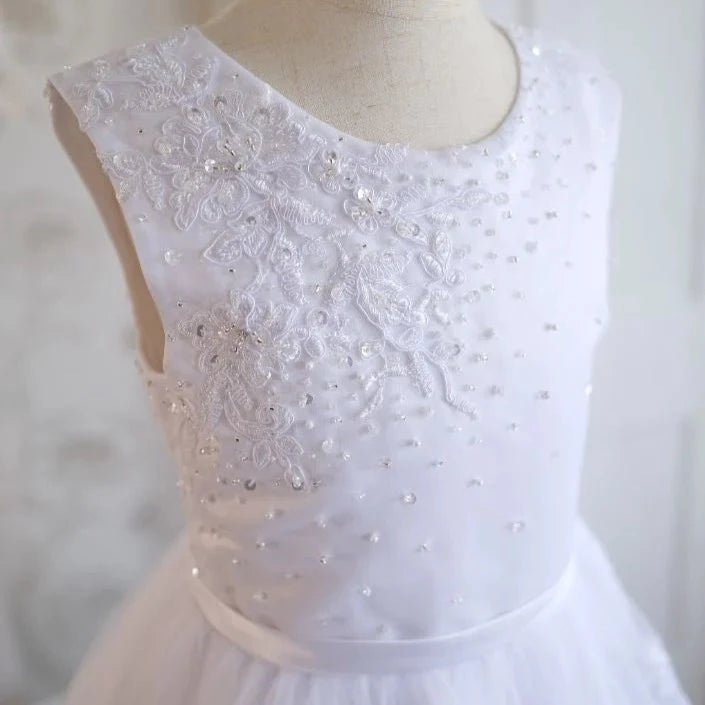 Christie Helene Lace & Pearl Dress