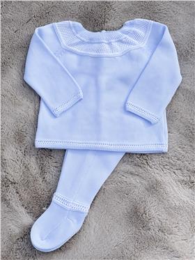Blue Knit Set