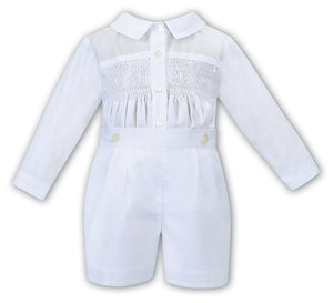Sarah Louise Boys Smocked Outfit