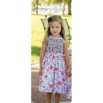 Sarah Louise Sleeveless Floral Dress