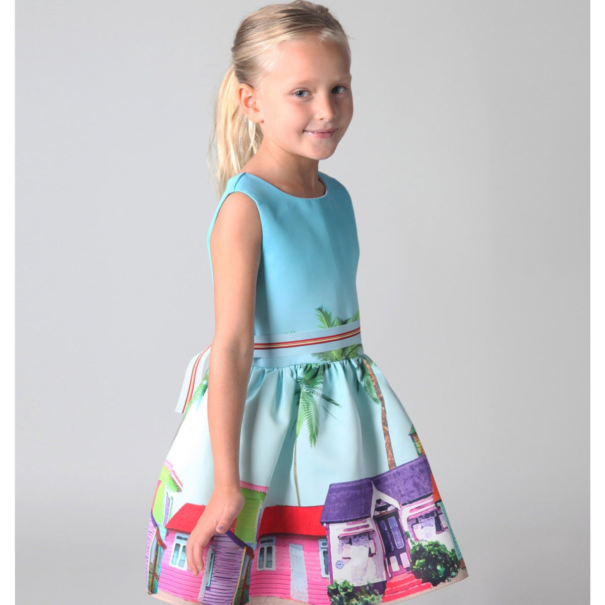 Halibalus Halabaloo rainbow dress clearance