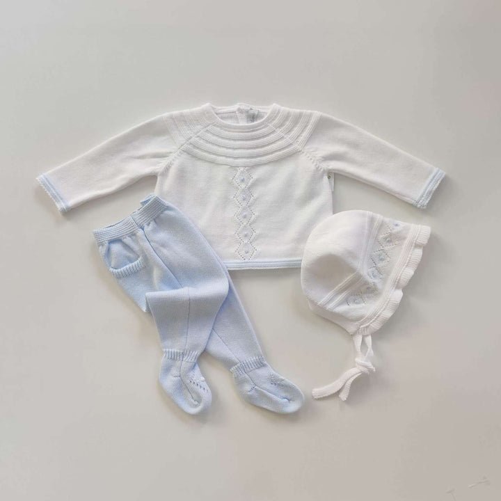 Martin Aranda White & Blue Unisex Set