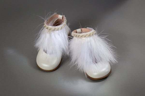 Ever Kid Feather Ballerina Shoes