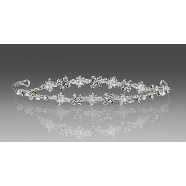 Double Tiered Crystal Communion Tiara