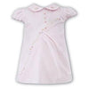 Sarah Louise Pink Dress Peter Pan Collar