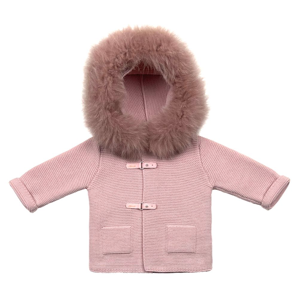 Martin Aranda Knit Jacket with Fur Fox