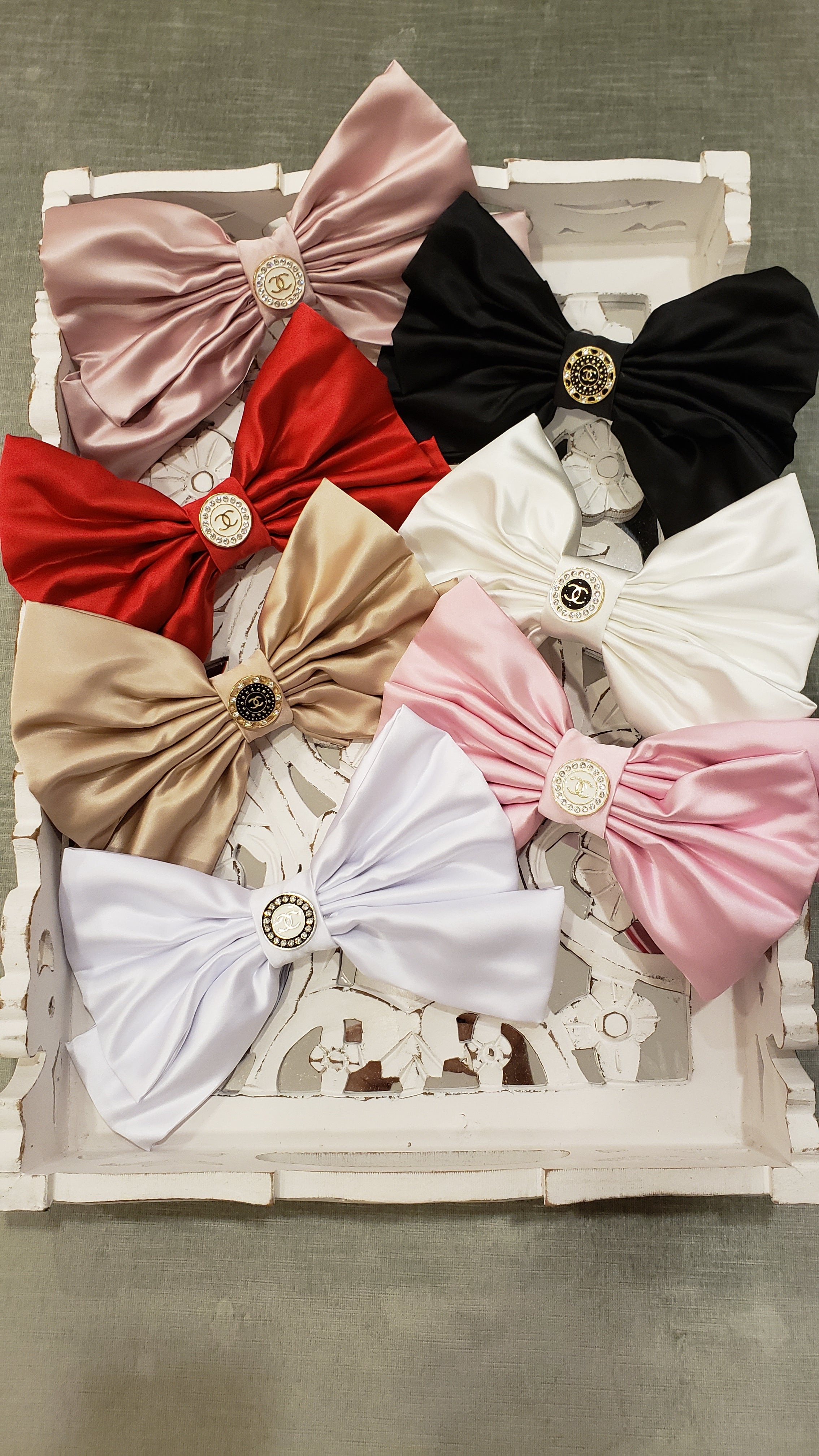 Designer Inspired Satin Clip