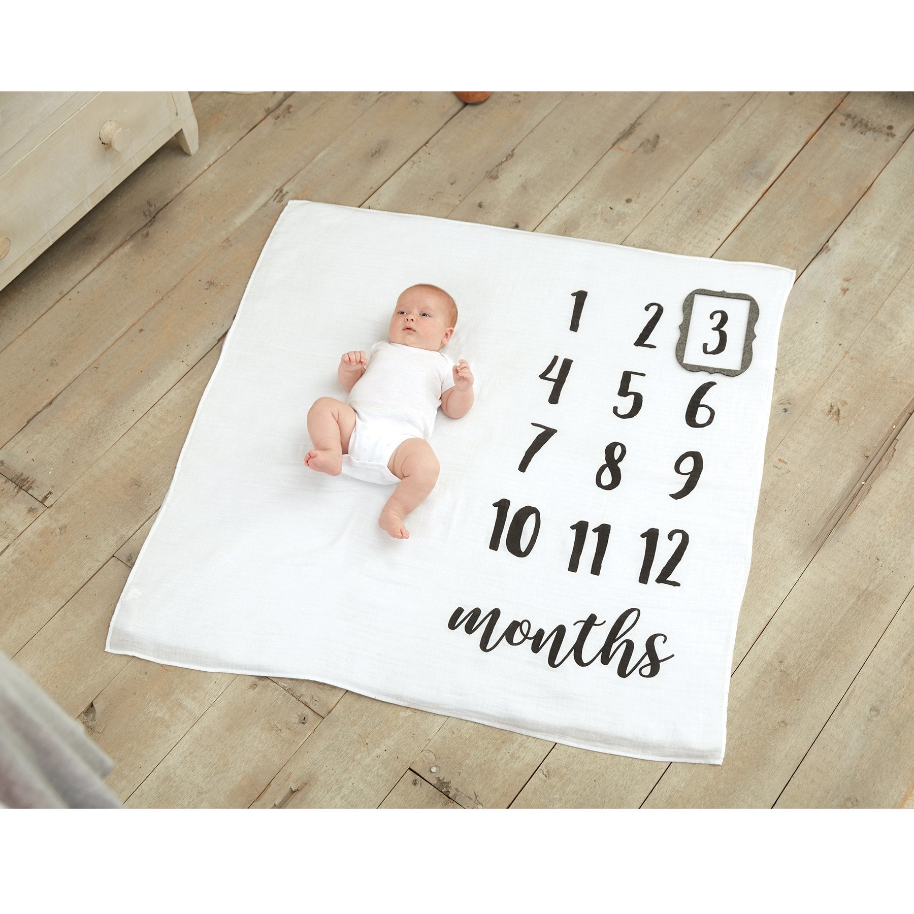 Mud Pie Milestone Blanket