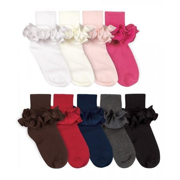 Jefferies Socks 2-Layer Ruffle Sock