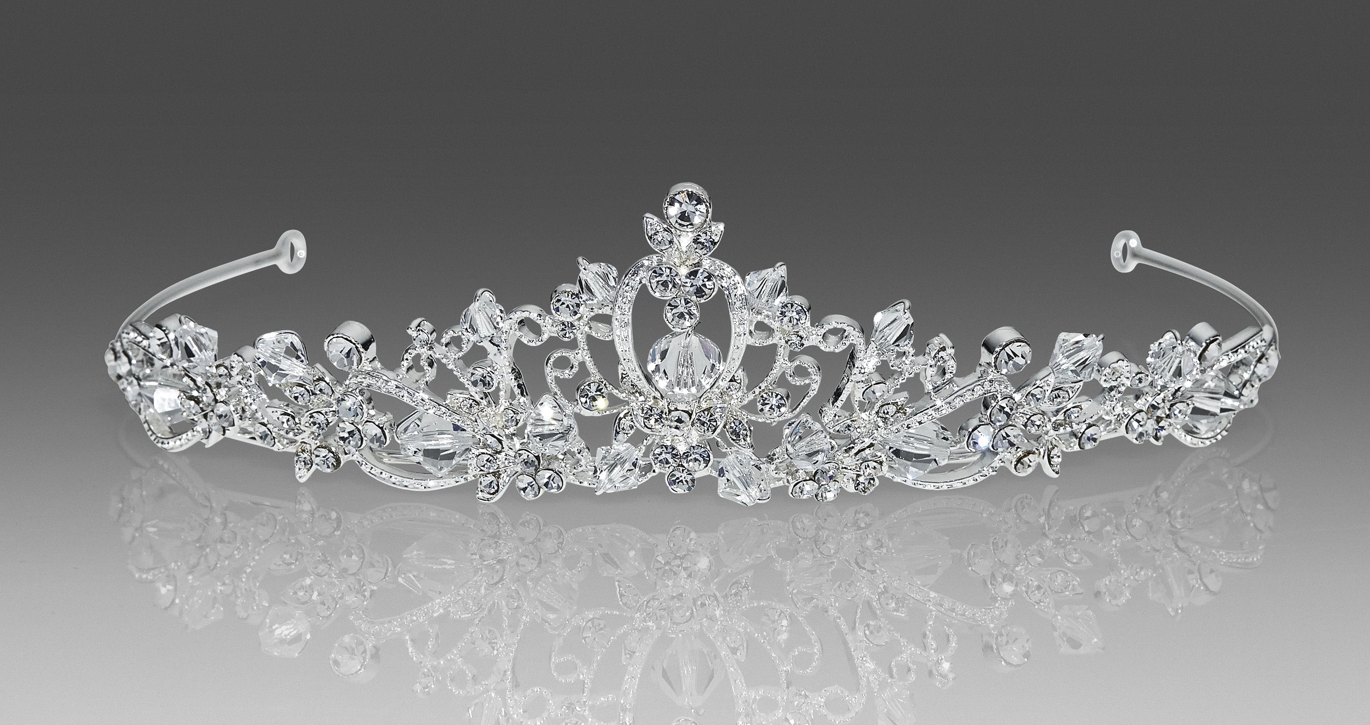 Crystal Tiara communion silver 