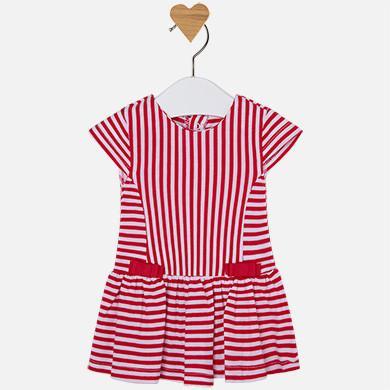 Mayoral Striped Dress in Poppy