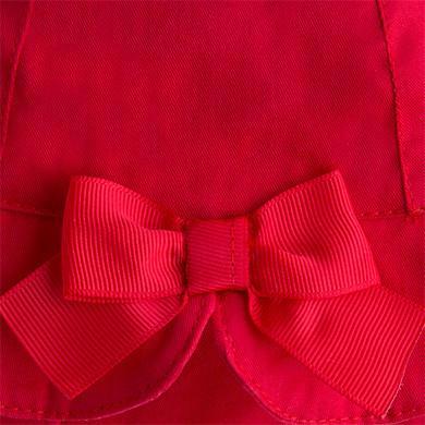 Mayoral Twill Hat in White or Poppy