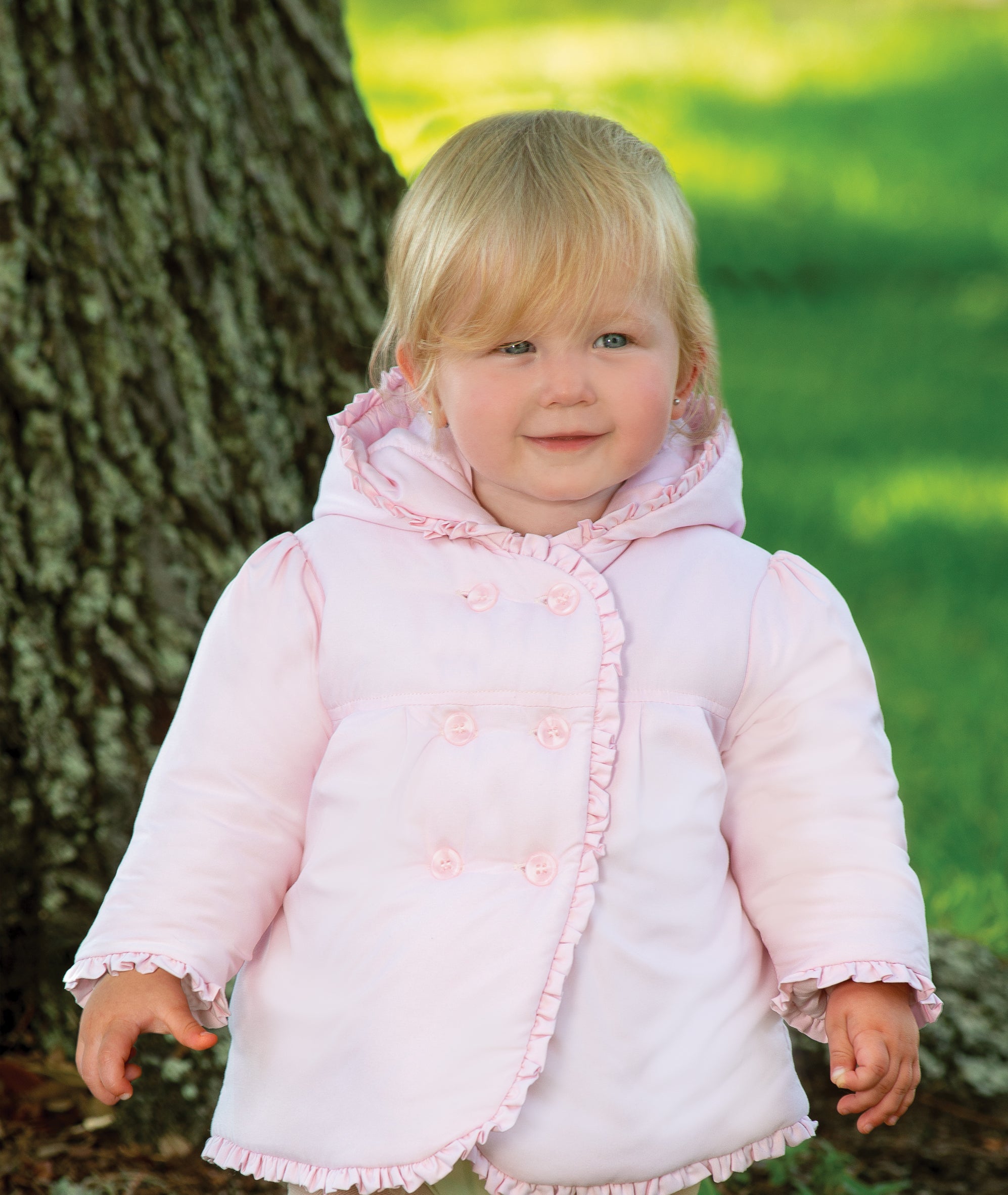 Sarah Louise Pink Puff Coat